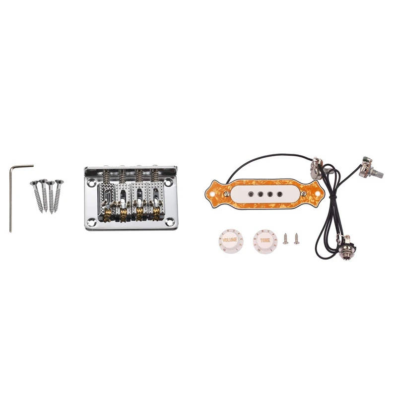 

4-струнная гитара Hard Tail, электрическое укулеле с мостом и предварительно проводным звукоснимателем для 4-струнной сигарной коробки