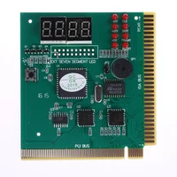 4 digit lcd display pc analyzer diagnostic card motherboard post tester for motherboards with pci and isa bus slot