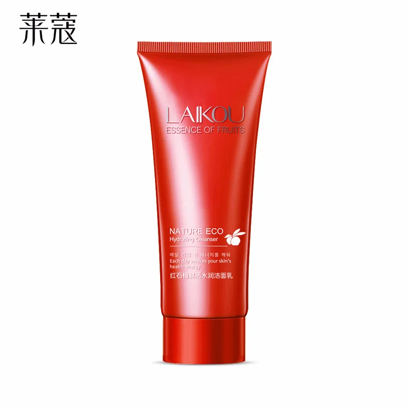 

Отбеливающее средство для лица с красным гранатом, увлажняющее средство для жирной кожи, глубокая очистка лица от акне, уход за кожей, очища...