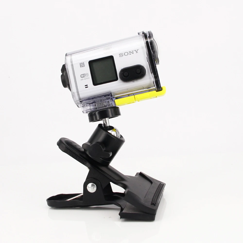 Многофункциональный зажим-клипса с шариковым разъемом для крепления головки