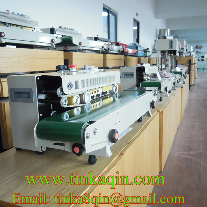 FRB-770I-F30 Automatic sealing machine Continuous Sealer Plastic bag packaging machine Kraft paper bag Food bag sealing machine Vacuum bag Sealer Commercial household sealing machine