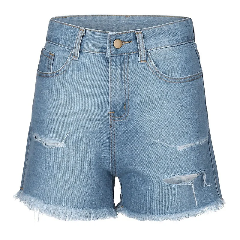

Shorts 2021 Women New High Waist Summer Jeans Casual Shorts Sexy Slim Denim Shorts Beach Bottom Shorts Mujer Jeans Femme Mujer