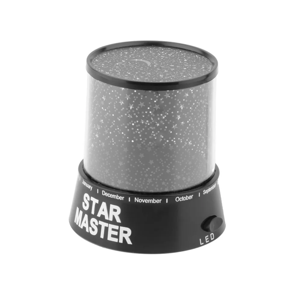 

2020 Black Good Gift 4 LED Starry Star Master Gift night light For Home Sky Star Master Light LED Projector Lamp Novelty Amazing