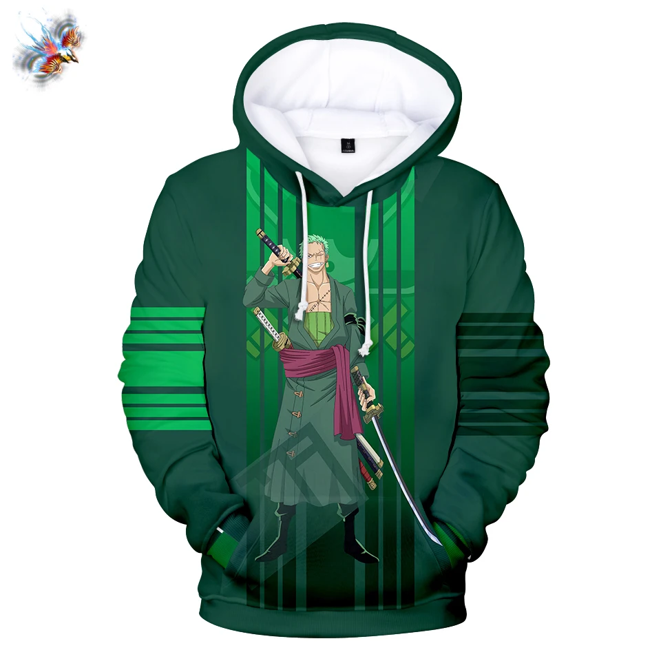 

Fashion 3D Anime One-Piece Sweater Sweater Men's and Women's Tops Popular Autumn Children's Hooded Casual Boys' Hip Hop Jacket