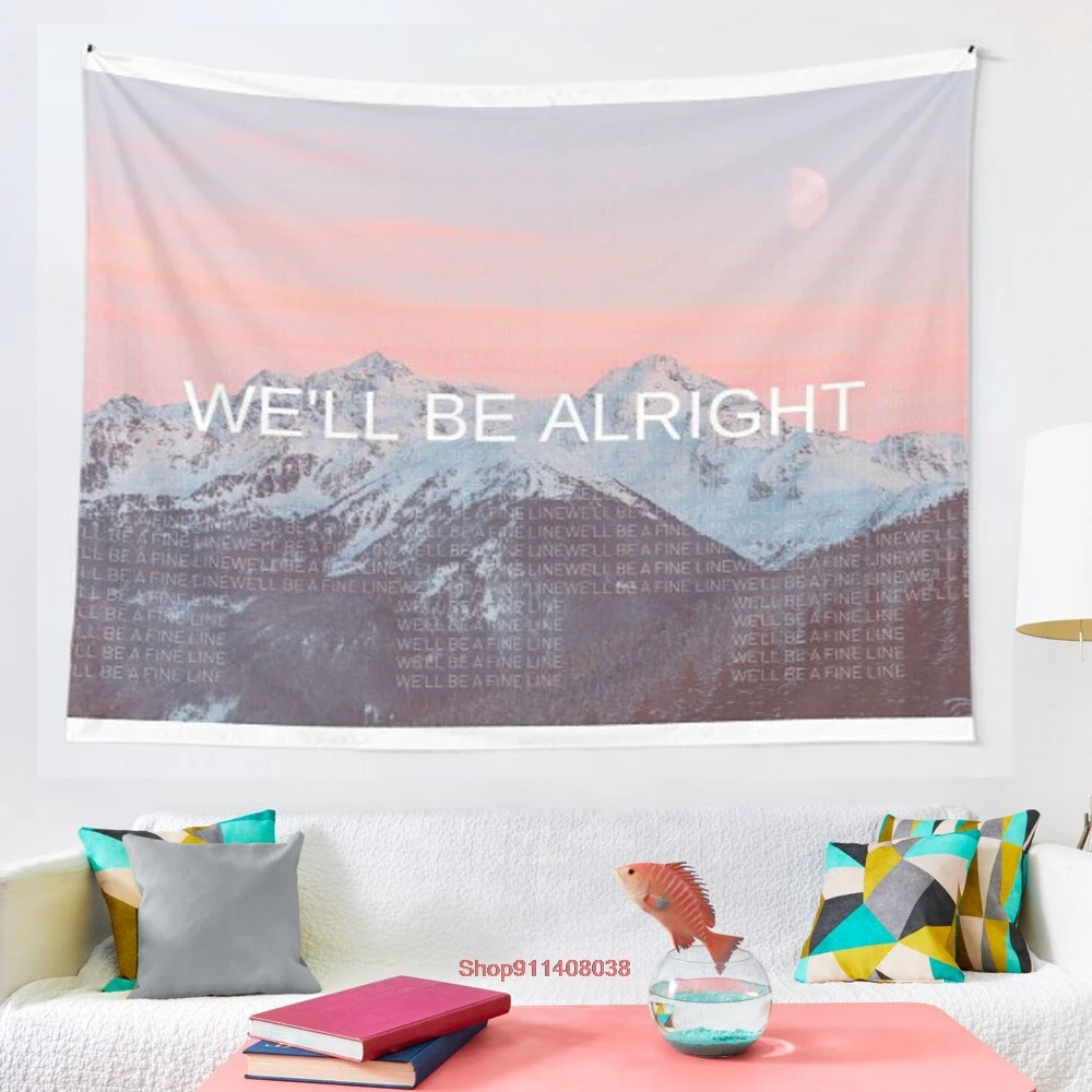 

We ll Be tapestry Art Wall Hanging Tapestries for Living Room Home Dorm Decor