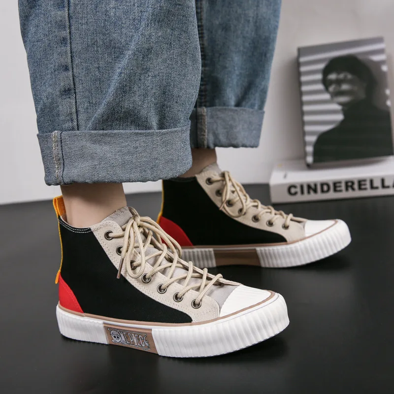 

Spring/Autumn 2021 New Women Shoes Canvas Shoes Woman Fashion Sneakers High Top Fashion Retro Platform Shoes Female High Quality