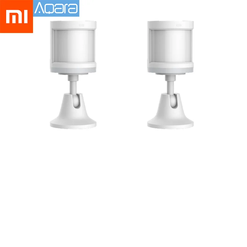 Aqara sensor 2Pcs Xiao mi jia Aqara датчик человеческого тела умный датчик движения тела беспроводной ZigBee Соединение работает с шлюзовым концентратором mi home - Цвет: Aqara sensor 2Pcs