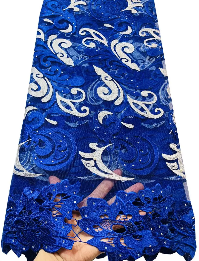 Ярко-синий цвет 2022 флейта Высококачественная элегантная нигерийская Свадебная