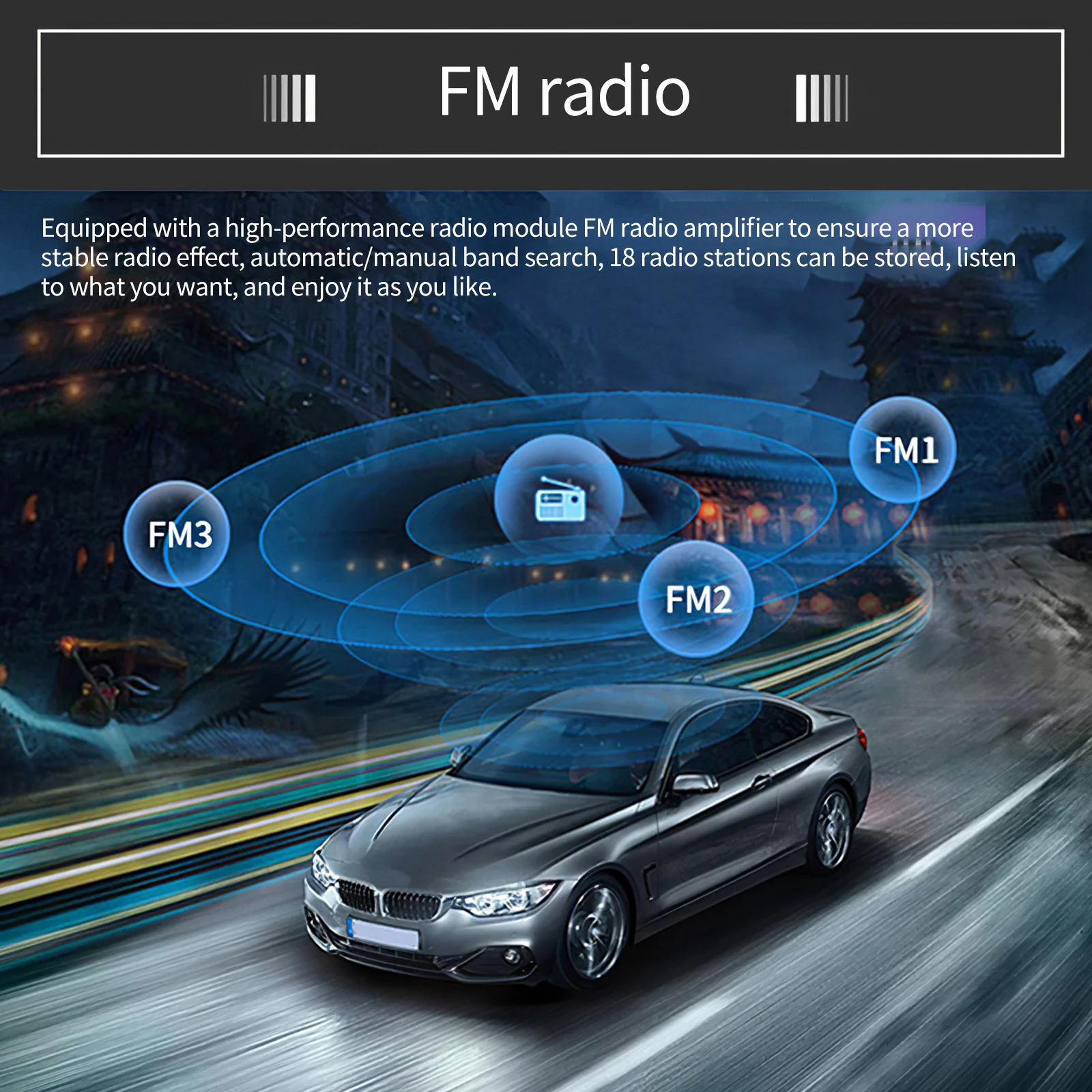 

Practical High Quality Multifunctional Car MP3 Player Car Bluetooth Player Digital Multimedia Car Player for Car Music Vehicles