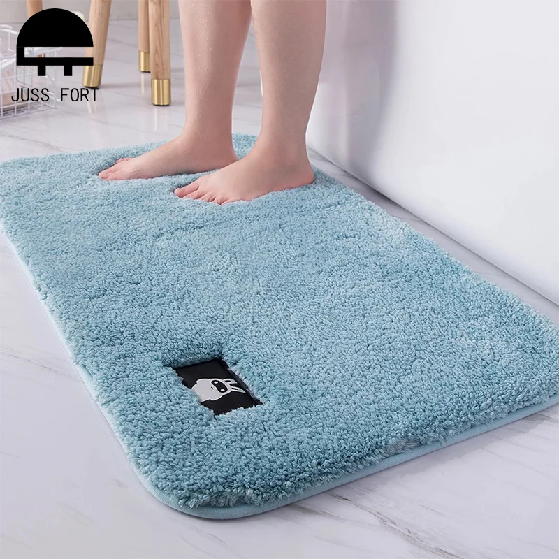 Входной коврик однотонный утолщенный водопоглощающий нескользящий для спальни
