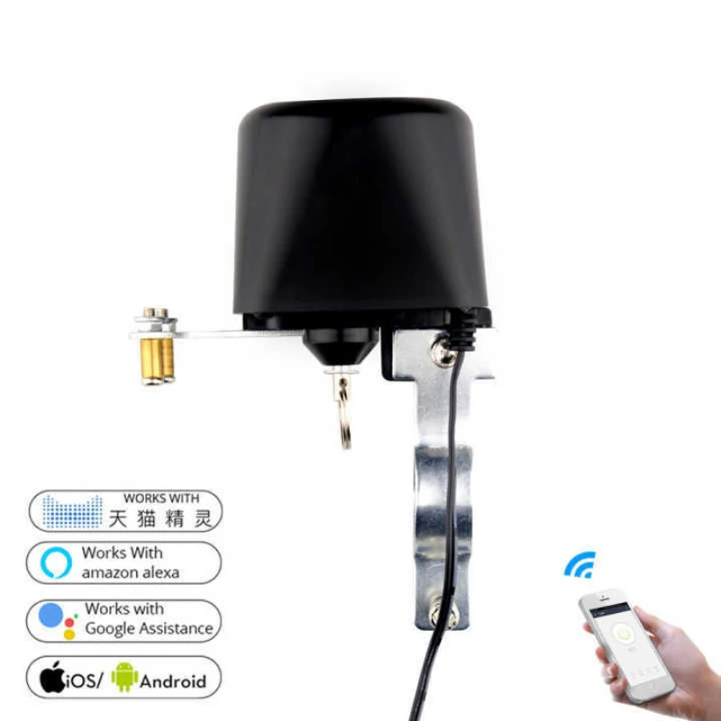 Умный контроллер клапана для водопроводного газопровода Tuya Wi Fi автоматическое