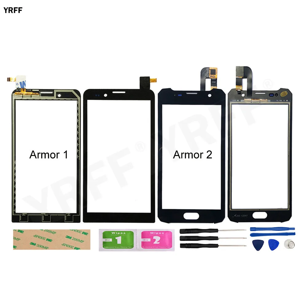 

Новинка 100% Testd экран для Ulefone Armor 2 Сенсорный экран дигитайзер стеклянная панель Стекло передней сенсорной панели стеклянная панель Датчик