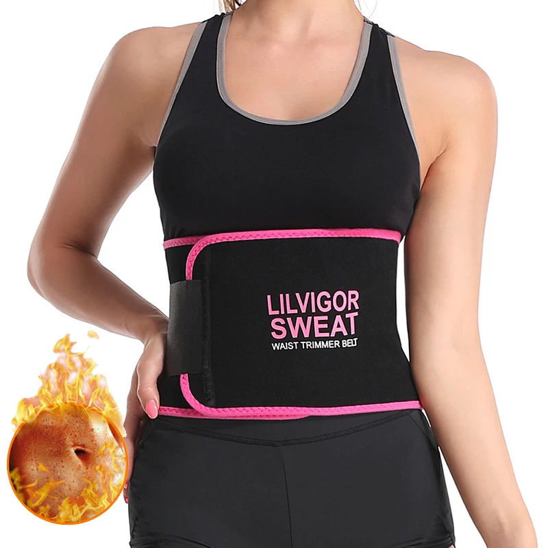 Неопреновый утягивающий пояс для мужчин и женщин массажный с эффектом сауны