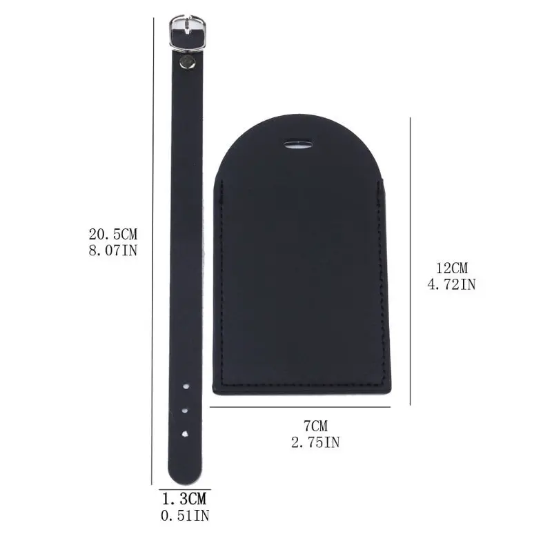 Кожаный чехол для паспорта унисекс Mr Mrs с буквенным принтом багажной биркой