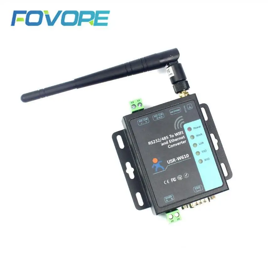 USR-W610 последовательный WiFi Ethernet беспроводной конвертер RS232 RS485 сервер поддержка