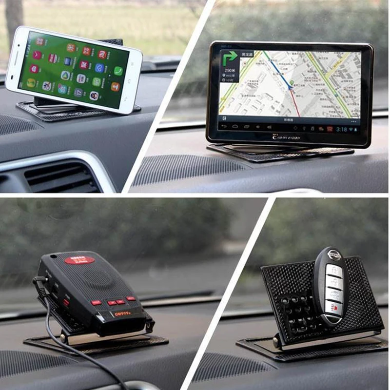 Силиконовый 360 Вращающийся держатель для телефона нескользящий коврик