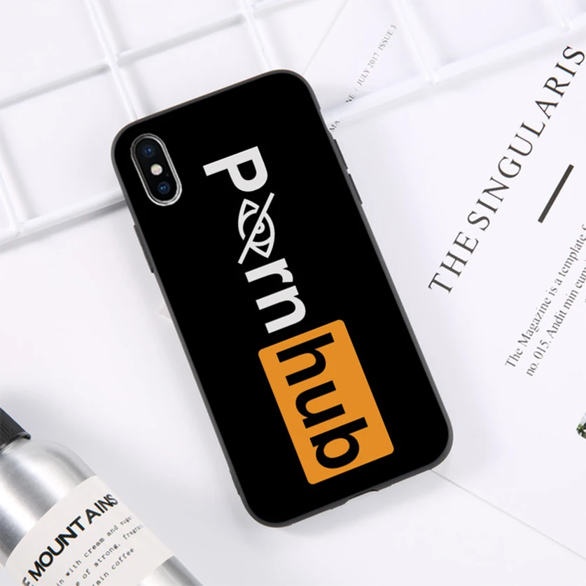 

HTxian Pornhub Tumblr LOGO Phone Case for iPhone 11 pro XS MAX 8 7 6 6S Plus X 5 5S SE XR casese 2020