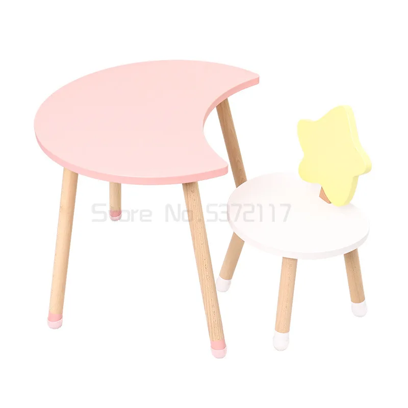 

Nordic furniture children room solid wood tables and chairs wooden learning kids desk for kindergarten kids table and chair