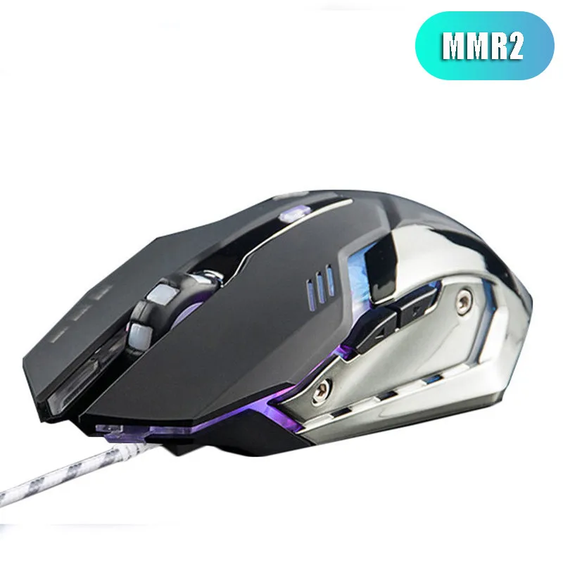 MMR2 black ZUOYA игровая мышь USB Проводная оптика Micel светодиодный с подсветкой игра Mause для ПК ноутбука pro gamer - Цвет: MMR2 black