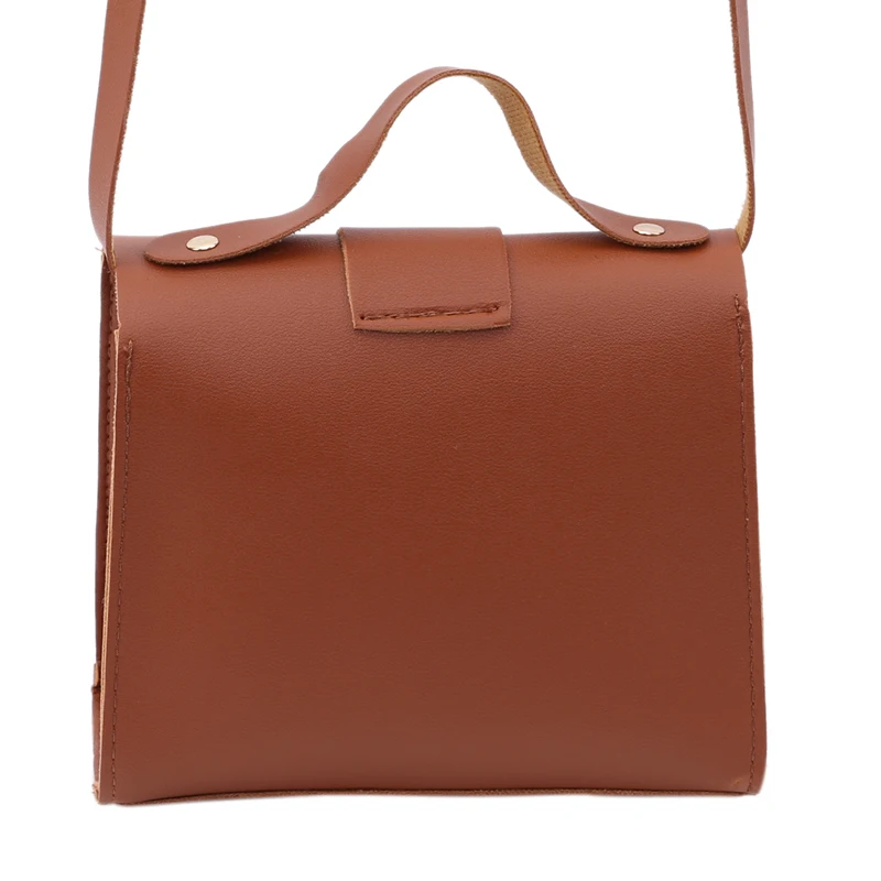 Женские маленькие сумки мессенджеры из искусственной кожи модные с длинной