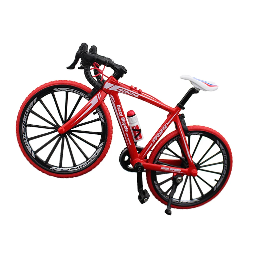

17.5x10.5cm Creative Alloy Model 1:10 Mini Simulation (Folding Mountain Bike Red)