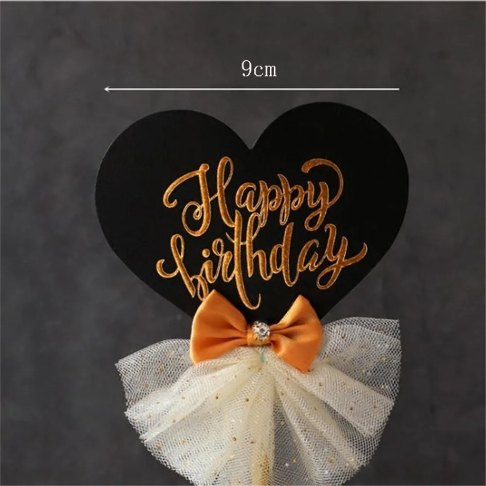 Королевской короны акриловая буква торт Топпер для торта С Днем Рождения