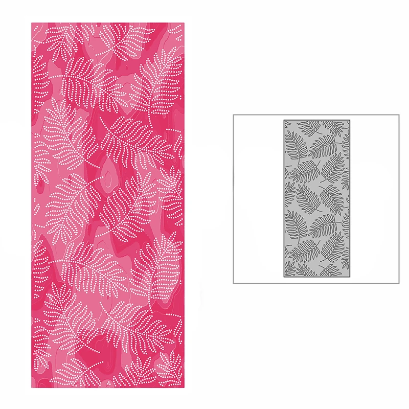 

Новинка 2021, металлические Вырубные штампы с изображением ивовых листьев в горошек для творчества, открыток для творчества и скрапбукинга, б...