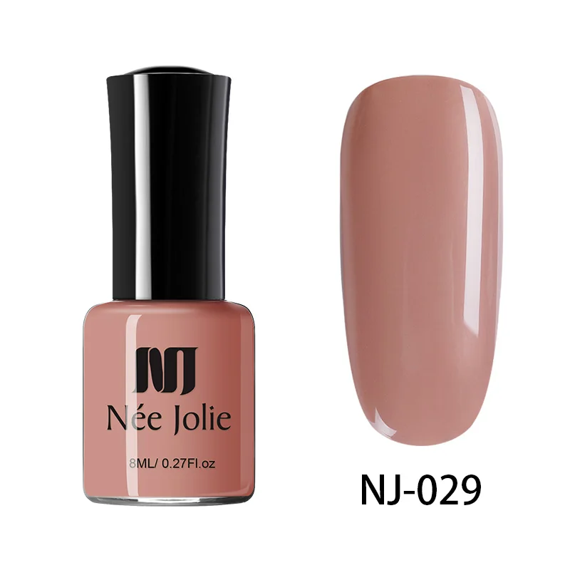 8ml pure-029 Ни Джоли 66 Цвета лак для ногтей, быстро сохнут, 8/3. 5 мл блестящие, для дизайна ногтей чистый голографическая серии матовые, накладные ногти, покрытие лаком - Цвет: 8ml pure-029