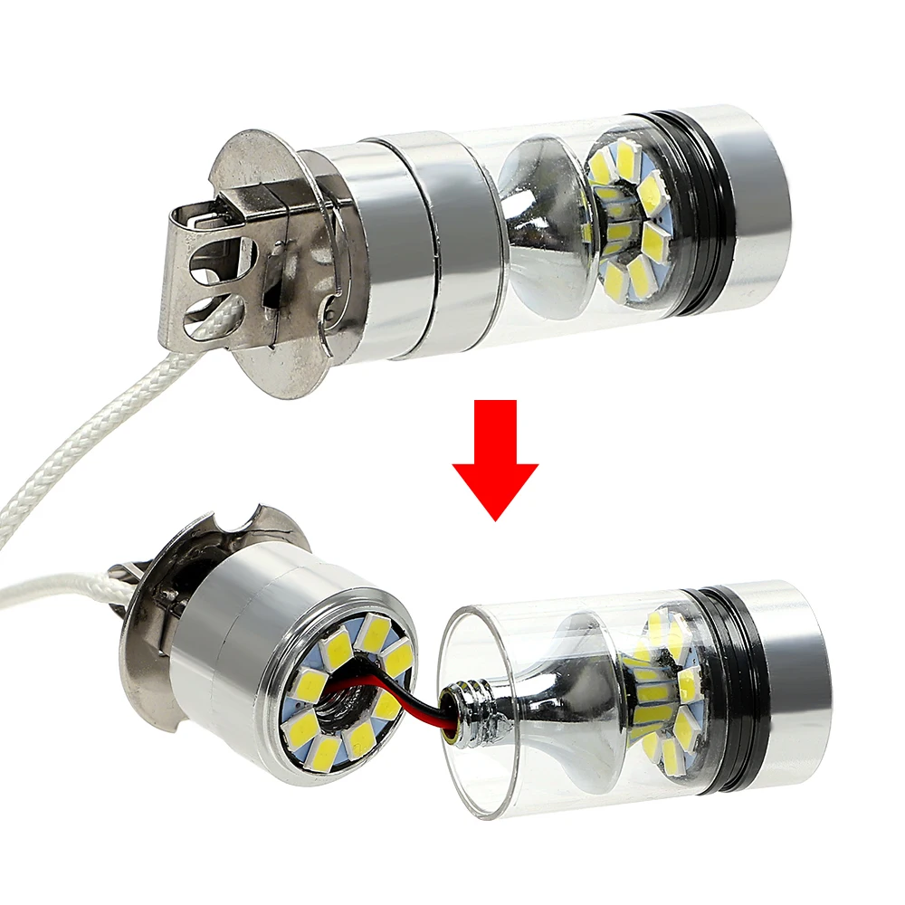 LEEPEE автомобильный дневной ходовой светильник 12 В автомобильные лампы H3