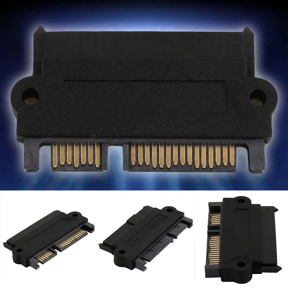 SFF-8482 SAS/sata 180 градусов угловой переходник преобразователь с прямой головкой ST для
