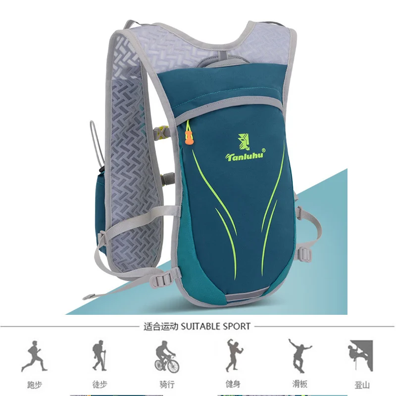 Рюкзак для бега, унисекс, для мужчин и женщин, ультрасветильник, дышащий, для езды на велосипеде, кросс-кантри, марафона, водный рюкзак