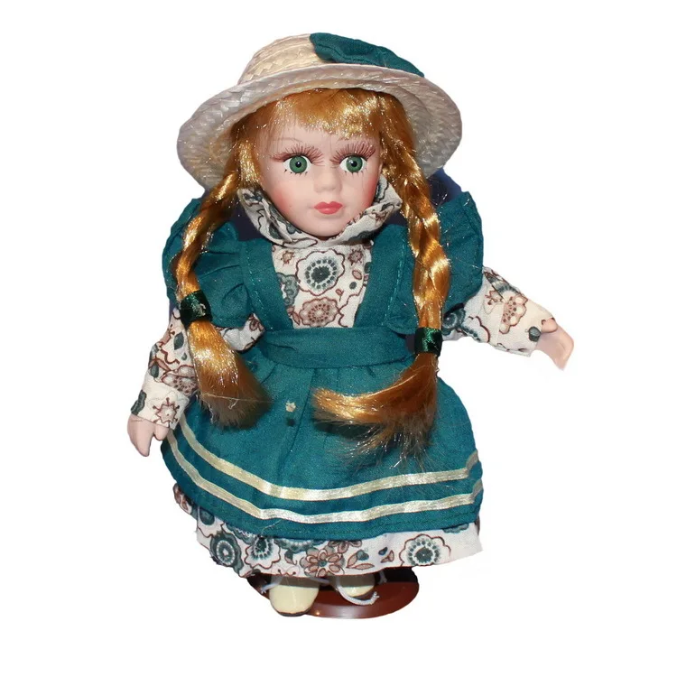 Около 20 см Керамическая кукла в европейском стиле ручной работы лучший подарок