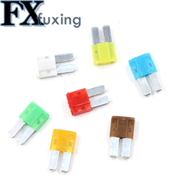 10 шт. 5A 7.5A 10A 20A 25A 30A AMP Micro 2 визуально удлиняющие ноги предохранитель 9 мм х 15 5 Мини M2