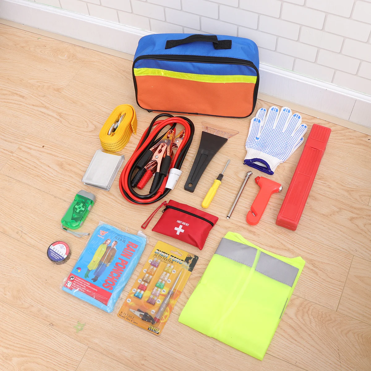 16 шт. многофункциональное аварийное оборудование для автомобиля комплект