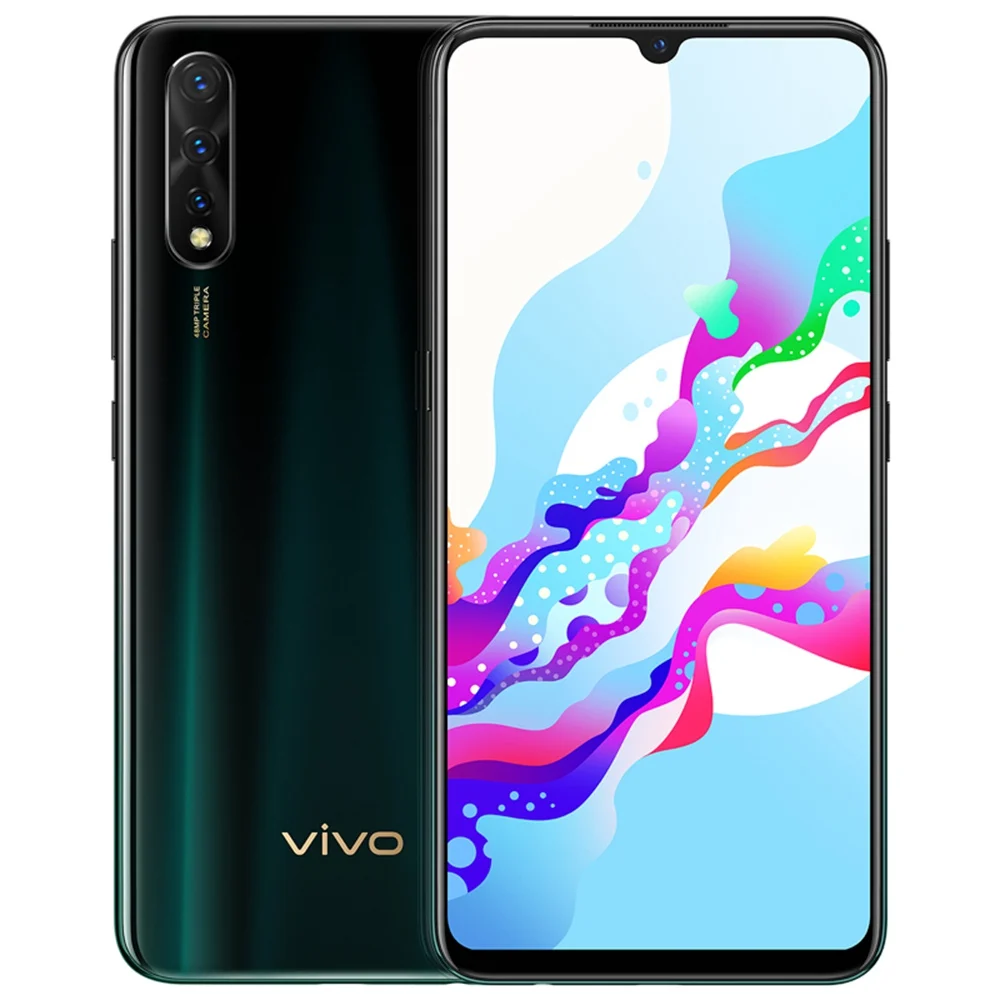 Сток Vivo Z5 4G LTE мобильный телефон Snapdragon712 Android 9,0 6,3" 2340x1080 8 Гб ram 128 ГБ rom мобильный телефон с идентификацией лица МП