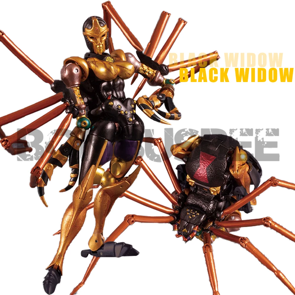 

【In Stock】Action Figure Robot Transformation Masterpiece KO MP46 MP-46 Blackwidow BW Model