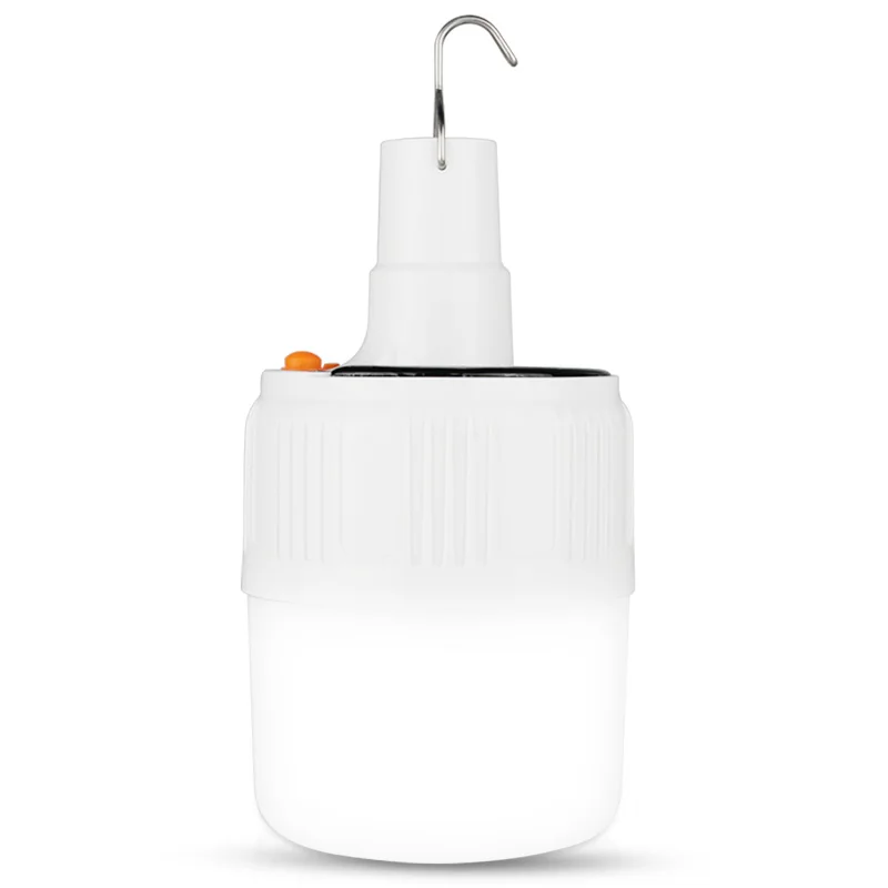 

LIGHTBEK Rechargeable LED Bulb Lamp Solar Charge Portable Emergency Night Market Light Outdoor Camping Home