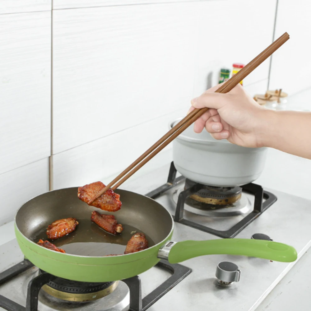 

Household Tableware Long Fried Wood Chopsticks Noodle Chopsticks 38CM