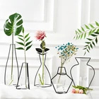 Скандинавские железные вазы для растений, стеллаж, ваза для цветов, Современная креативная ваза для сада, новогодний декор, аксессуары для украшения дома