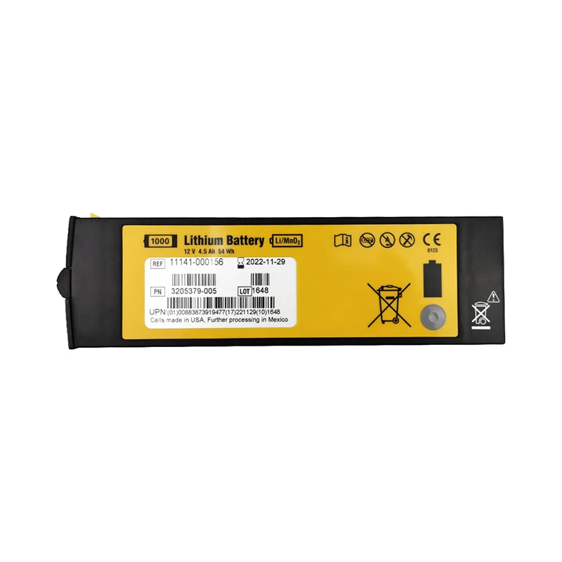 

Оригинальный аккумулятор Lifepak1000 для монитора дефибрилляции, REF 11141-000156 3205379-005, литиевая батарея 12 В для физиоконтроля