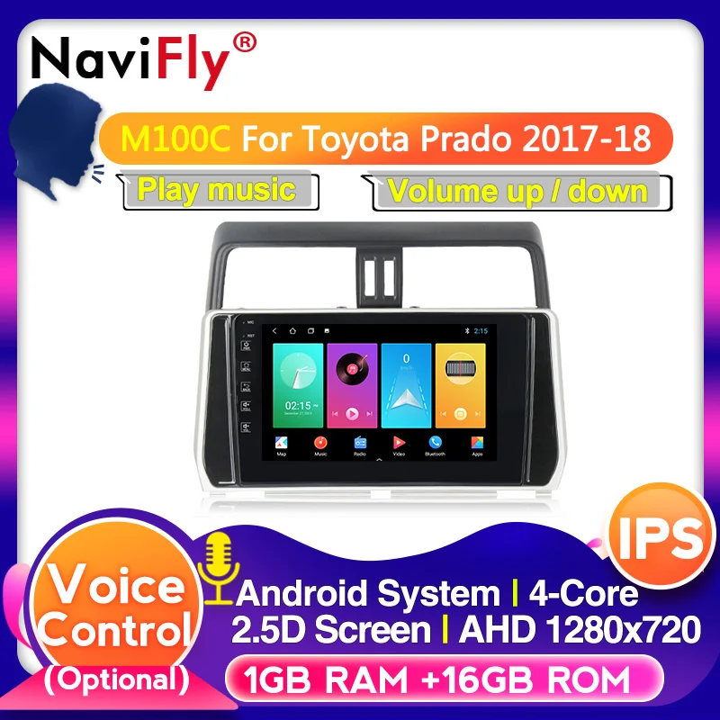 4G LTE IPS DSP Android 10 автомобильный радиоплеер для Toyota Land cruiser Prado 150 2018 2019 2020