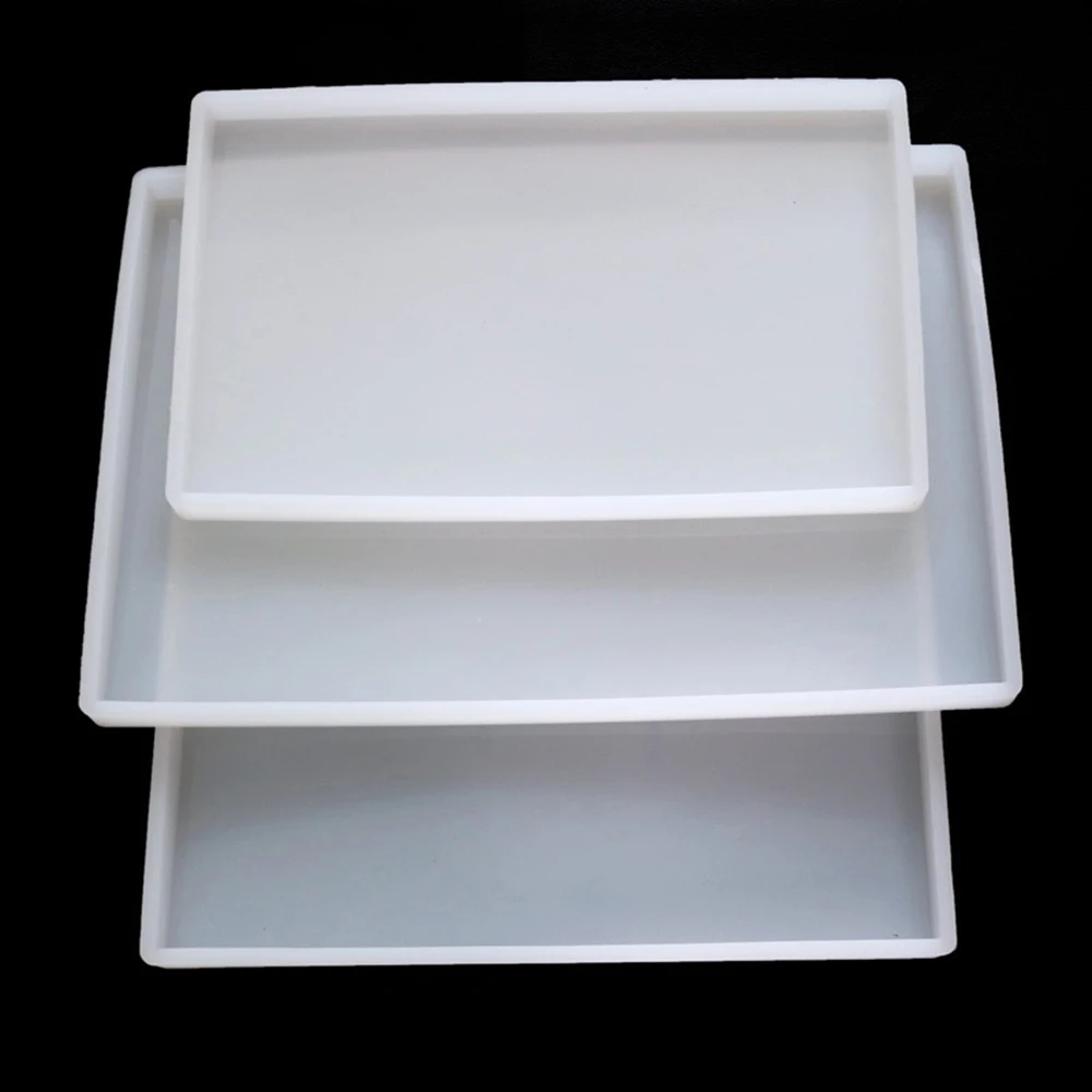 

Clear Clay Molds Making Pottery Tools Ceramics Molds Polymer Clay Resin Craft Mould Square Shaped Silicone Portable