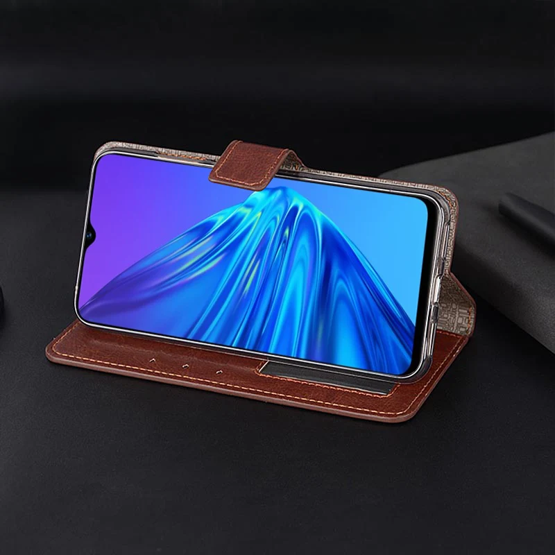 Для OPPO Realme X2 X 2 чехол Роскошный флип PU кошелек кожаный чехол для OPPO Realme X2 чехол Сумки с фоторамкой слот для карт