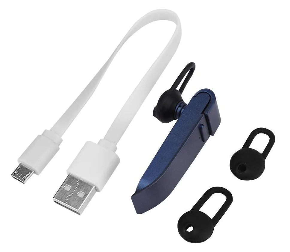 Синий VBESTLIFE Интеллектуальный многоязычный перевод Bluetooth беспроводной перевод наушники переводчик Портативный бизнес наушники - Цвет: Синий