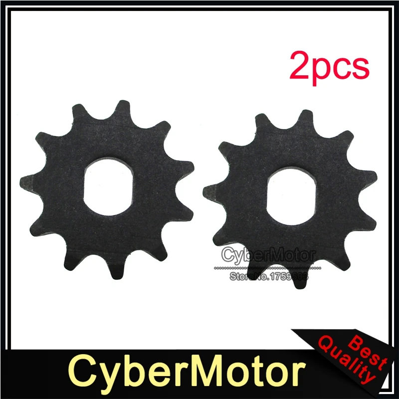 2pcs T8F цепь 11 зуб ведущее колесо мотора Шестерня двигателя для MY1020 Электрический скутер - Цвет: 2pcs