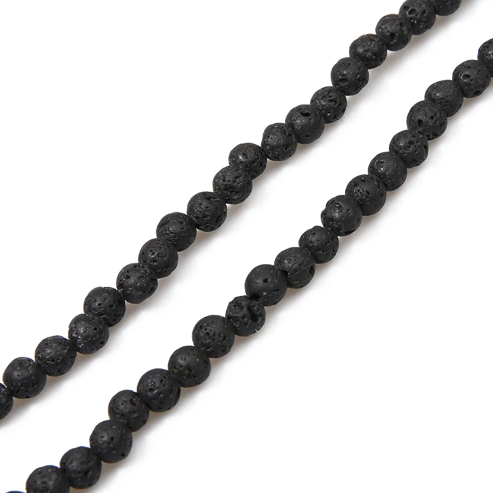 Rttooas 6 мм вулканических камней бисером Цепочки и ожерелья Для мужчин 7 йоги с
