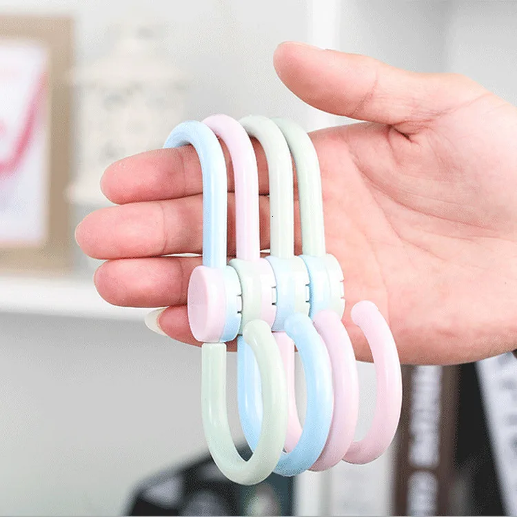 Оригинальность S Тип два цвета крючок может Вращающийся Гардероб с крючком