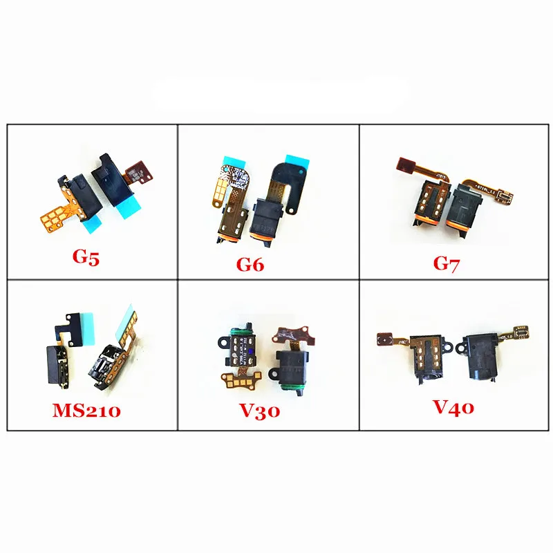 

Ear Earphone Headphone Audio Jack Flex Cable for LG G5 G6 G7 V30 V40 Aristo MS210