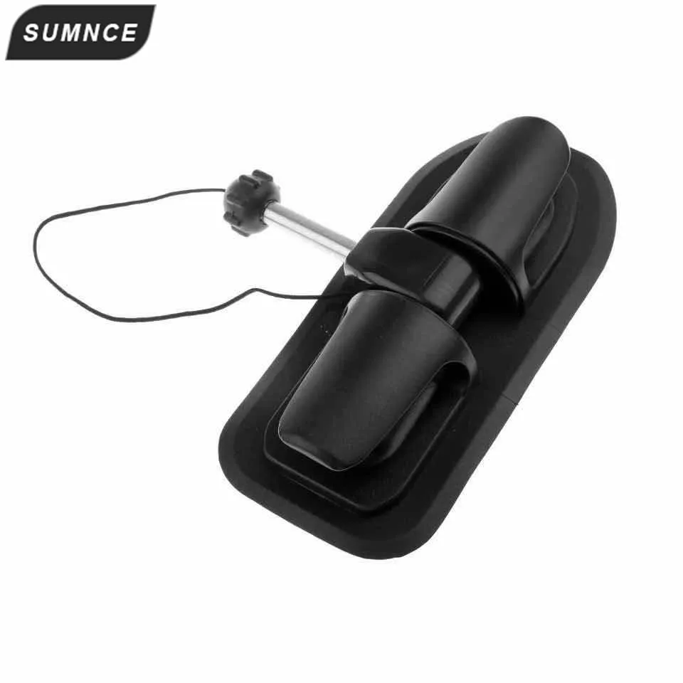 

Black PVC Inflatable Boat Oar Lock Patch Anchor Holder Canoe Kayak Accessories Kayak Paddle Holder