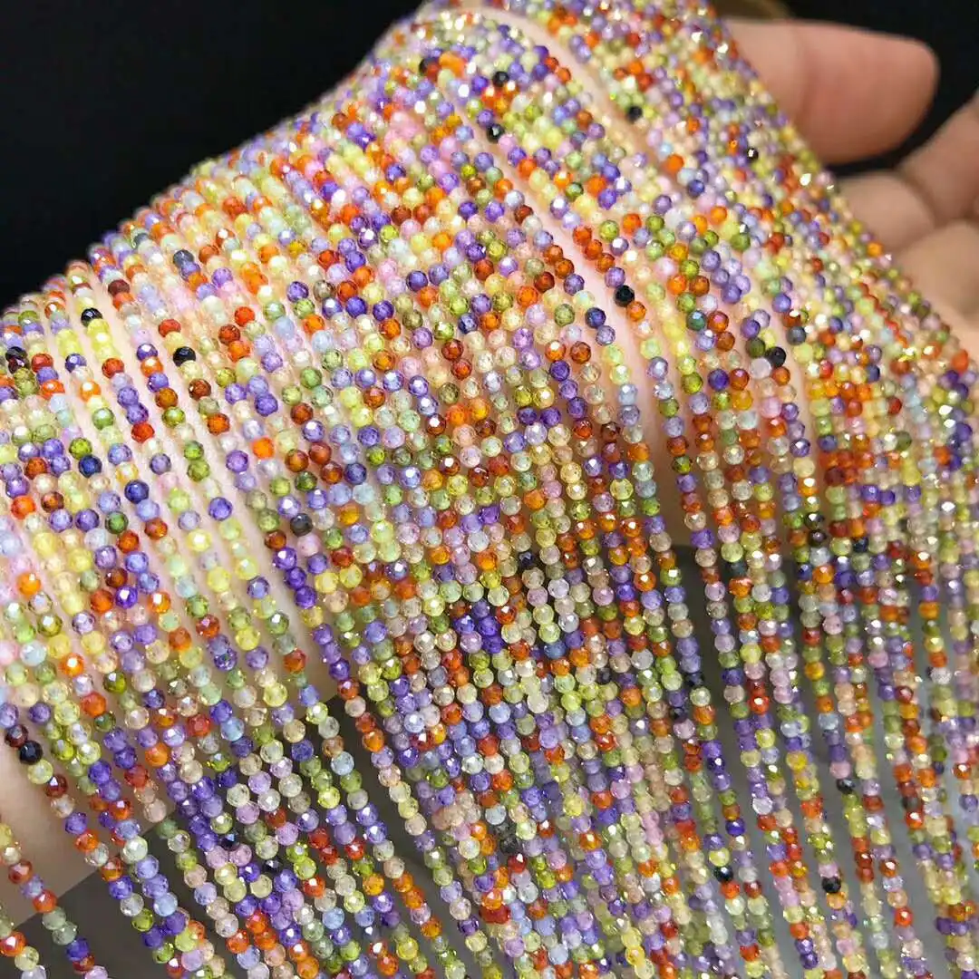 Натуральный кристалл красочные Дуо Циркон футбольное лицо свободный жемчуг DIY